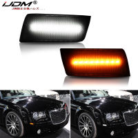 iJDM Amberwhite LED Front Side Marker Light For 2005-2010 Chrysler 300 Turn SignalsDriving Lights,Replace OEM Sidemarker Lamps