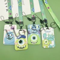 【hot sale】 ✆▪ B11 Cartoon Cute Monsters University Lanyard Student Card ID Credit Card Holder Bus Cards Cover With Cute Lanyard