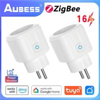 ปลั๊กอัจฉริยะ Zigbee Socket EU 16A Power Monitor Timing Function Tuya SmartLife APP Control ทำงานร่วมกับ Alexa Home Assistant