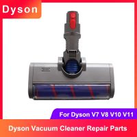 หัวแปรงลูกกลิ้งอ่อนนุ่มนิ่มติดพื้นไฟฟ้า V10 V8 Dyson V11เครื่องดูดฝุ่นแบบมือถืออุปกรณ์เสริมเครื่องดูดฝุ่น