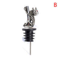 JointFlowers 1PC Zinc Alloy Wine aerator เทสต์ Skull Wine bottle stopper บาร์เครื่องมือ