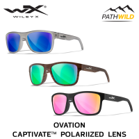 WILEY-X OVATION CAPTIVATE POLARIIZED แว่นตา แว่นกันแดด แข็งแรง ทนทาน เบา เลนส์ CAPTIVATE™ POLARIZED เคลือบOLEOPHOBICป้องกันแสง UVA/UV