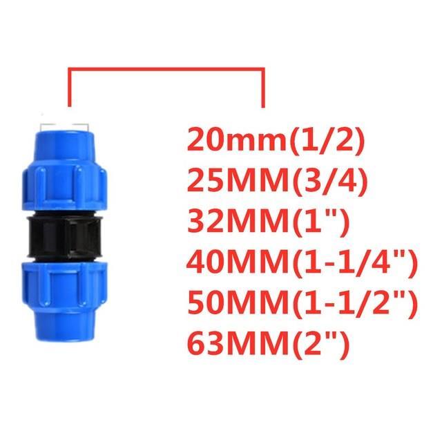 1pcs-plastic-pe-water-pipe-fittings-quick-joint-tap-water-pipedirect-16-20-25-32-40-50-63mm-tube-quick-connect-union