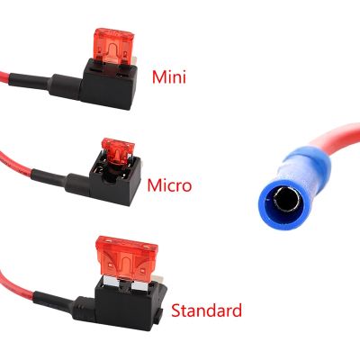 【YF】☍♦✆  12V Car Fuse Holder Add-a-circuit TAP Micro/Mini/Standard ATM Fuses with 10A