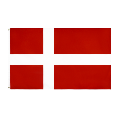 ธงชาติ ธงตกแต่ง ธงเดนมาร์ก Denmark  Danmark ขนาด 150x90cm ส่งสินค้าทุกวัน ธงมองเห็นได้ทั้งสองด้าน