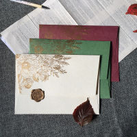 5 pcs ยุโรป Bronzing ซองจดหมาย Vintage สำหรับ Letter Pads DIY การ์ดเชิญงานแต่งงานปกเครื่องเขียนเกาหลี-Shop5779273 Store