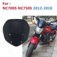 กระจกบังลม NC700S สำหรับรถยนต์ Honda NC750S NC 700 750 S สำหรับ2012 2013 2014 2015 2016 2017 2018กระจกรถจักรยานยนต์แผ่นเบี่ยงกระจกหน้ารถ