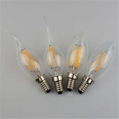 Super Bright LED Filament หลอดไฟ E14 4W 8W 12W AC220V แก้ว 360 องศา C35 C35L Edison Retro เทียนแสงอุ่น/เย็นสีขาว-dliqnzmdjasfg