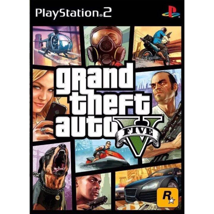 PS2 Grand Theft Auto V (Mods GTA San Andreas) DVD game Playstation 2