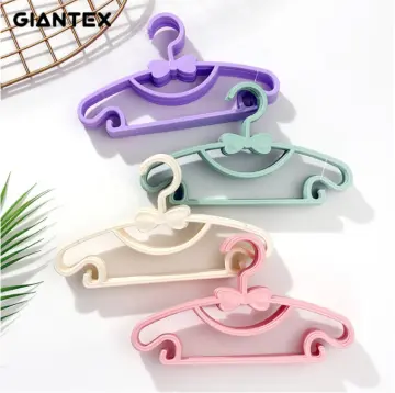 UNTIOR Non-slip Baby Clothes Hanger Adjustable Storage Hangers Cute Kids  Clothes Organizer Closet Children Baby Coats Rack