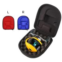 Fishing Reel Protective Case Water Resistant Hard EVA Box Pouch Built-in Anti-Pressure Sponge Baitcasting Wheel Bag Accessories Adhesives Tape