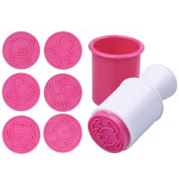 Easter Cookie Stamp Set,6 Pcs Interchangeable Cookie,1 Pcs Round Cutter