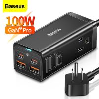 ~ Baseus GaN3 Pro 100W ที่ชาร์จเดสก์ท็อป ชาร์จเร็ว 4.0 QC 3.0 PD USB-C Type C USB ชาร์จเร็ว สําหรับแล็ปท็อป MacBook Samsung iPhone