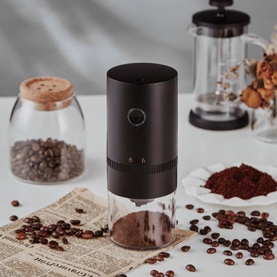 （HOT NEW）เครื่องบดกาแฟไฟฟ้าอัตโนมัติถั่วเครื่องทำ MillEspresso สำหรับ Cafe HomeUSB ชาร์จใหม่ได้