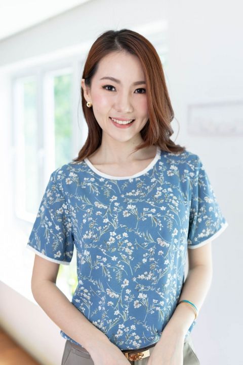 narinari-mt4015-round-neck-top-เสื้อคอกลมทรงชิล