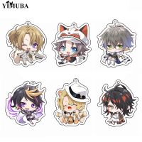 Fashion Anime Luxiem VTuber Acrylic Keychain Vox Akuma Mysta Rias Shu Yamino Ike Eveland Cute Characters Key Chain Friends Gift Key Chains