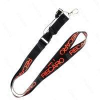 รีคาโล่ สายห้วยพวงกุญแจ มอเตอร์ไซค์ รถยนต์ Recaro JDM Honda seat Type R Lanyard Cell Holders Neck Strap Key Chain black red