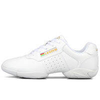 White Aerobics Shoes Soft Bottom Gym Shoes Childrens Shoes Female Training Shoes Cheerleading Women Shoes Size 31-43