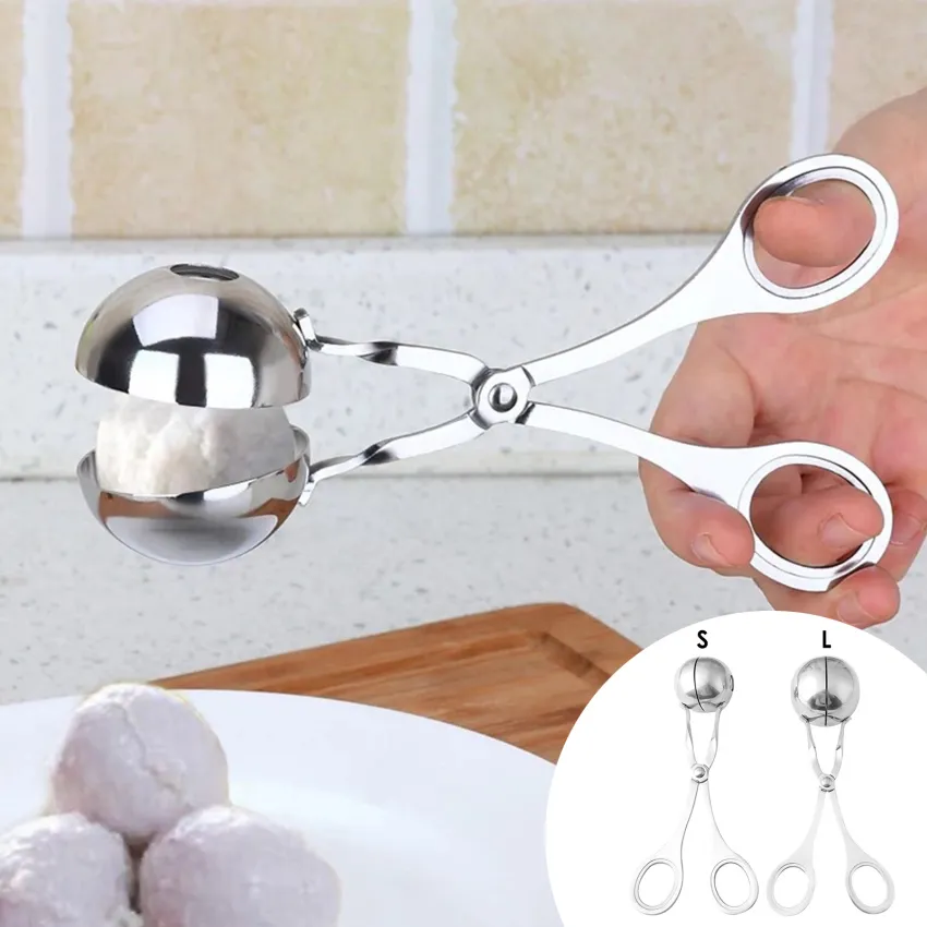 1 pcs Meat Baller Maker Tongs Cake Pop Maker Cookie Dough Scoop Tongs for  Meatball, Cake, Ice Cream, Bath Bombs