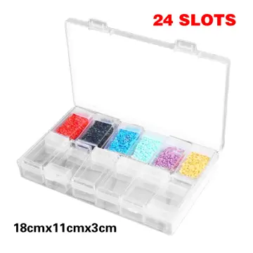 12 Grids Diamond Painting Box Embroidery Rhinestone Beads Storage Organizer