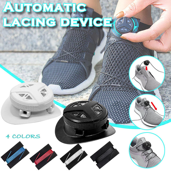 Automatic Lacing Device Rotating Shoelaces Revolving Buckle Tool Fast ...