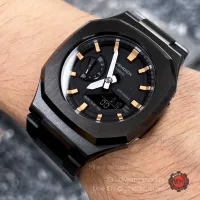 G-SHOCK Ga-2100 Nautilus Model Gold Black Dial Luxury Style