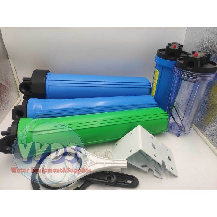 Filter Housing 10 SL/20 SL/20 BB W/Bracket Spanner transparent Clear