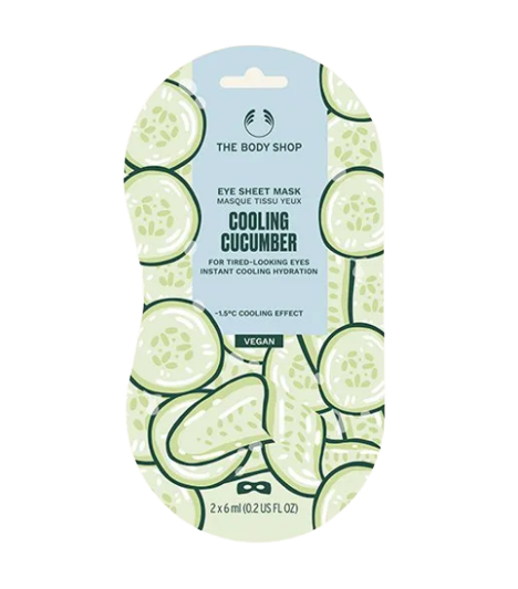 cooling cucumber eye mask body shop