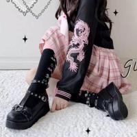 2021 Female Lolita Cute Mary Janes Pumps Platform Wedges High Heels Womens Pumps Sweet Gothic Punk Shoes Cosplay Shoes