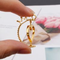 ❤❤ Rotating Flame UV Resin DIY Keychain Pendant Open Bezel Setting Jewelry Making