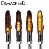 Universal LED Sequential Turn Signal Motorcycle Waterproof IP68 Flowing Flasher Blinker Indicator Signal Light Accessories 2Pcs