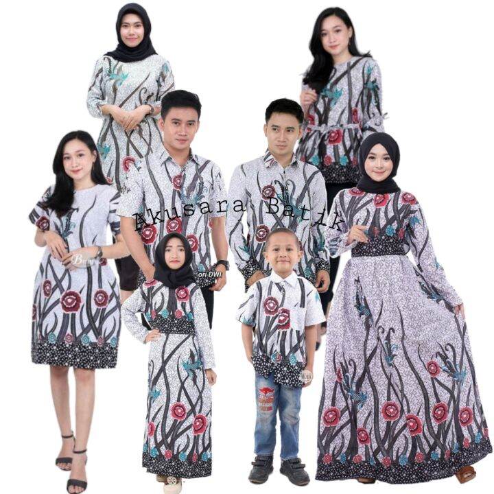 BATIK COUPLE KELUARGA SARIMBIT TERLENGKAP TERBARU 2022 | BAJU COUPLE
