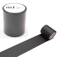 mt 1P 50mm MT5W207 matte black เทปตกแต่งวาชิ กว้าง 50มม. สีดำด้าน matte black แบรนด์ KAMOI mt masking tape ประเทศญี่ปุ่น (Transition from mt CASA)