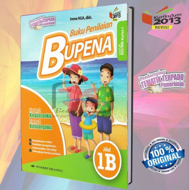 Buku Penilaian BUPENA Jilid 1B Untuk Kelas 1 SD/MI | Lazada Indonesia