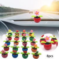 Juguete De Flores Que Bailan Con Energía Solar, 8 Piezas,Tablero De Automóvil Vinte,Decoración De Balcón คุ้นเคย,Regalos Para Amigos