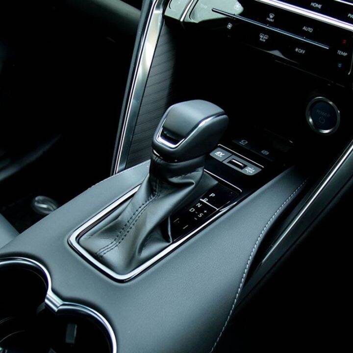 car-glossy-black-central-gear-shift-knob-panel-frame-cover-trim-for-toyota-harrier-venza-2020-2021-2022