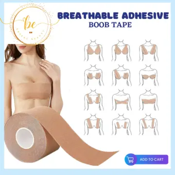 EELHOE 1 Invisible Chest Lift Tape Breathable Waterproof Body Tape -sagging  Self-adhesive Lift Sports Bandage 