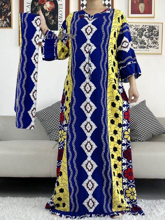 Abaya Cho Nữ Thanh Lịch Phong Cách Mới N Dashiki Dáng Rộng Dài Tay ...