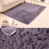 RULDGEE Shaggy Car for Living Room Home Plush Floor Alfombra Fluffy Mats Kids Room Faux Fur Area Rug Living Room Silky Rugs