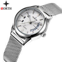 NORTH Luxury Brand Fashion Casual Quartz Watch Women Simple Steel Strap Watches Ladies Exquisite Waterproof Relogio Feminino