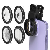 all mobile phone 37mm Camera Macro Lens CPL Star Variable ND Filter phone level photography