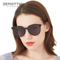 ZENOTTIC แว่นกันแดดวินเทจสำหรับผู้หญิงร้อนรอบผอมออกแบบแฟชั่นขนาดใหญ่อาทิตย์แว่นตาแว่นตา FL6211S ใหม่