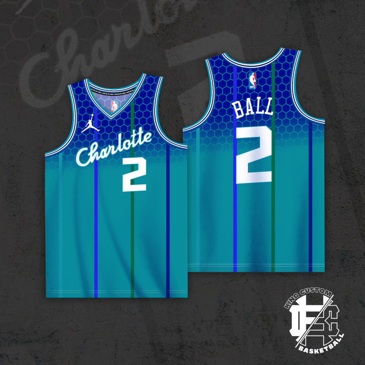 CHARLOTTE HORNETS CITY EDITION 2021-2022 FULL SUBLIMATION JERSEY ...