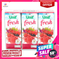 ยูนิฟเฟรชน้ำผักผลไม้+มิกซ์เบอร์รี่250มล  แพ็ค 3UNIF FRESH MIXED BERRY 250ML. PACK 3