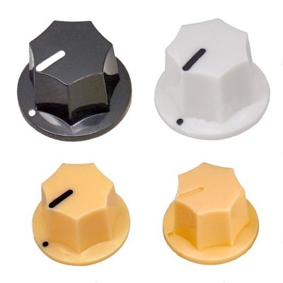 A Set of 3Pcs Volume Tone Control Knobs For Electric Guitar Control bottons Cream Black Guitar accessories Parts Guitar Bass Accessories