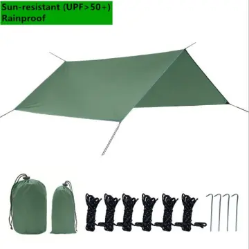 0.55mm Heavy Duty Tarpaulin Camping Tent Mat Waterproof Canvas