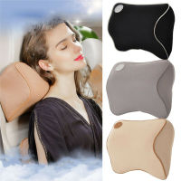 1PCS Car Headrest Neck Pillow for seat chair in auto Memory Foam cotton mesh cushion Fabric Cover soft Head rest travel support Seat Cushions