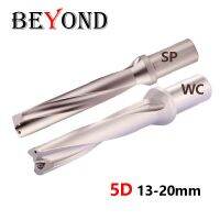 BEYOND 5D Quick U เจาะ 13 14 15 16 17 18 20 มม. CNC Violent Drilling SP WC Water Spray Bit SPMG WCMX แทรกเครื่องกลึง Shank