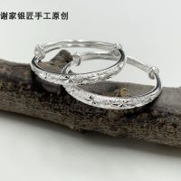 Xie Jia silversmith 999 sterling silver children all over the sky star baby bracelet of 99 fine peacock round belly