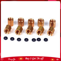 10PCS Screw Copper Screw O ring for Damper DX4 with 4*3mm 3*2mm Ink Tube